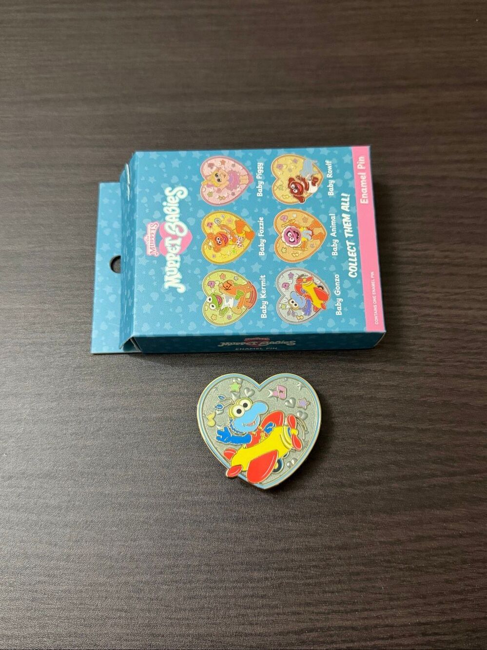 Muppet Babies Heart Blind Box Enamel Pin - Baby Gonzo
